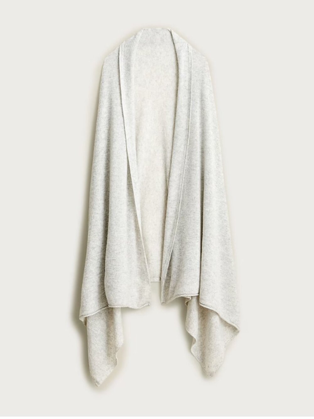 NWT - J.Crew - 100% Cashmere Oversized Wrap - Black - 33"x79" - Picture 5 of 5